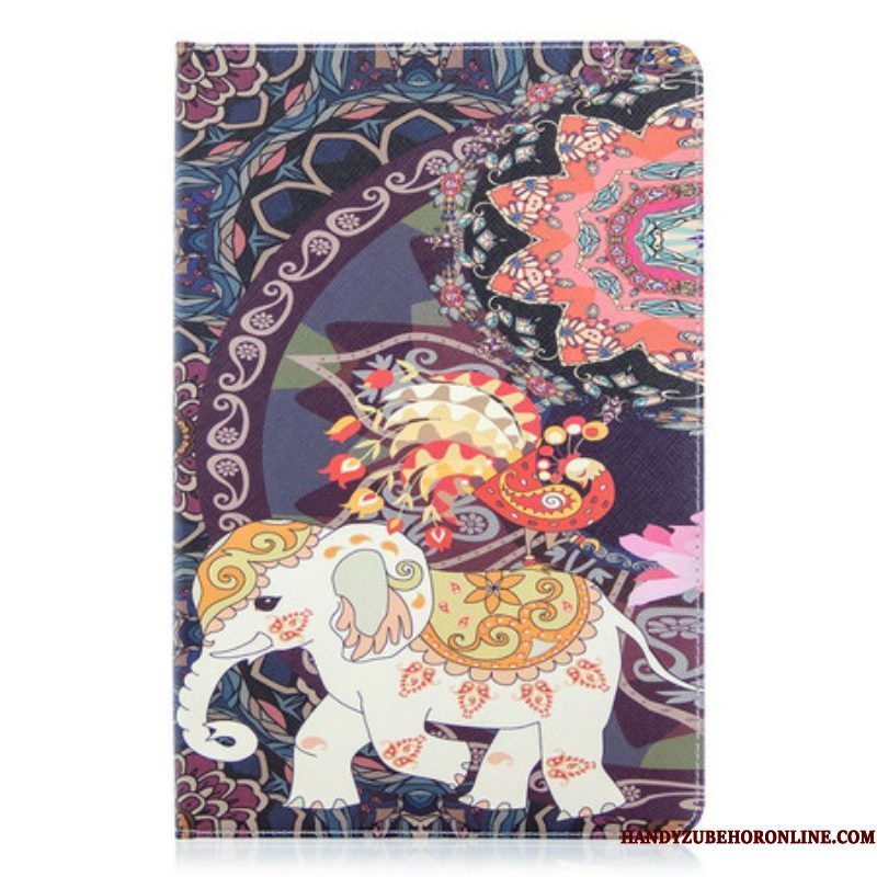 Folio-hoesje voor Samsung Galaxy Tab S8 / Tab S7 Olifant Print Patroon