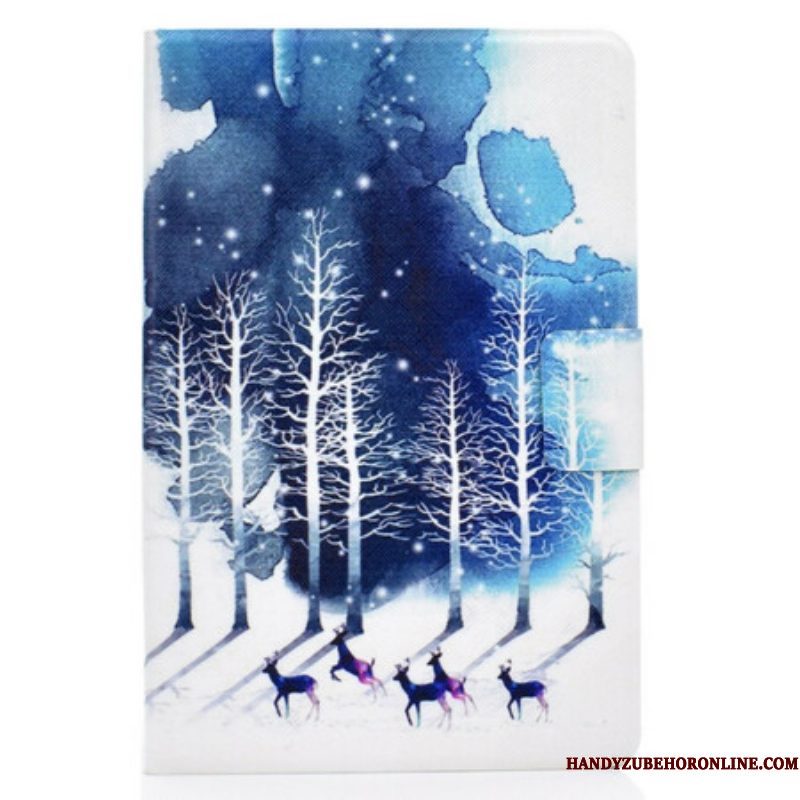 Folio-hoesje voor Samsung Galaxy Tab S8 / Tab S7 Winter