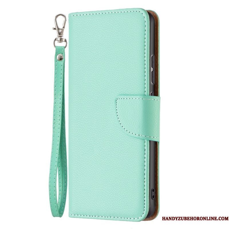 Folio-hoesje voor Xiaomi 12 / 12X Flip Case Lychee Rabat Schuin