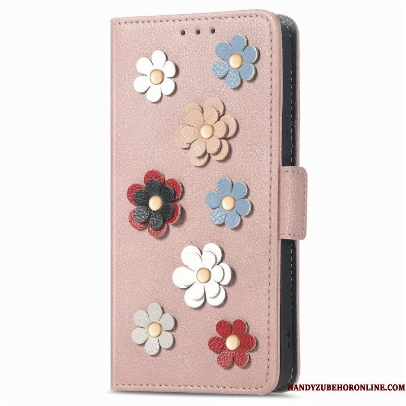 Folio-hoesje voor Xiaomi 12 Lite 3d Bloemen