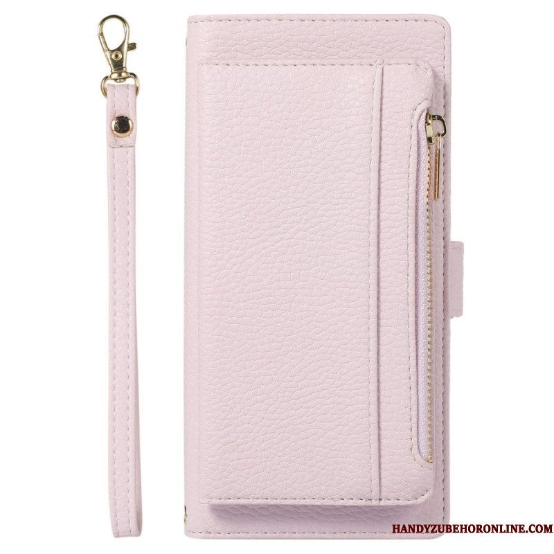 Folio-hoesje voor Xiaomi 12 Lite Portemonnee Leren Afneembare Portemonnee En Lanyard