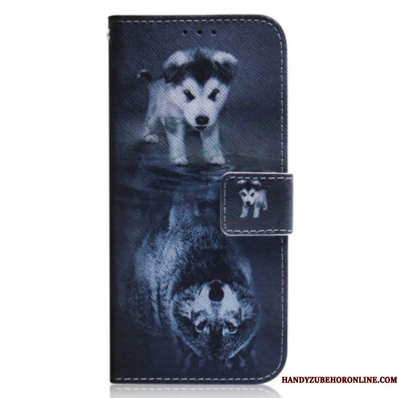 Folio-hoesje voor Xiaomi 12 Pro Puppy-droom