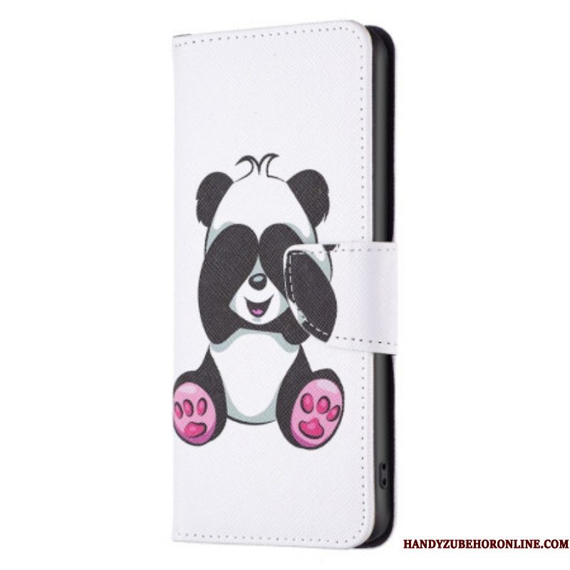 Folio-hoesje voor Xiaomi 12T / 12T Pro Panda-plezier