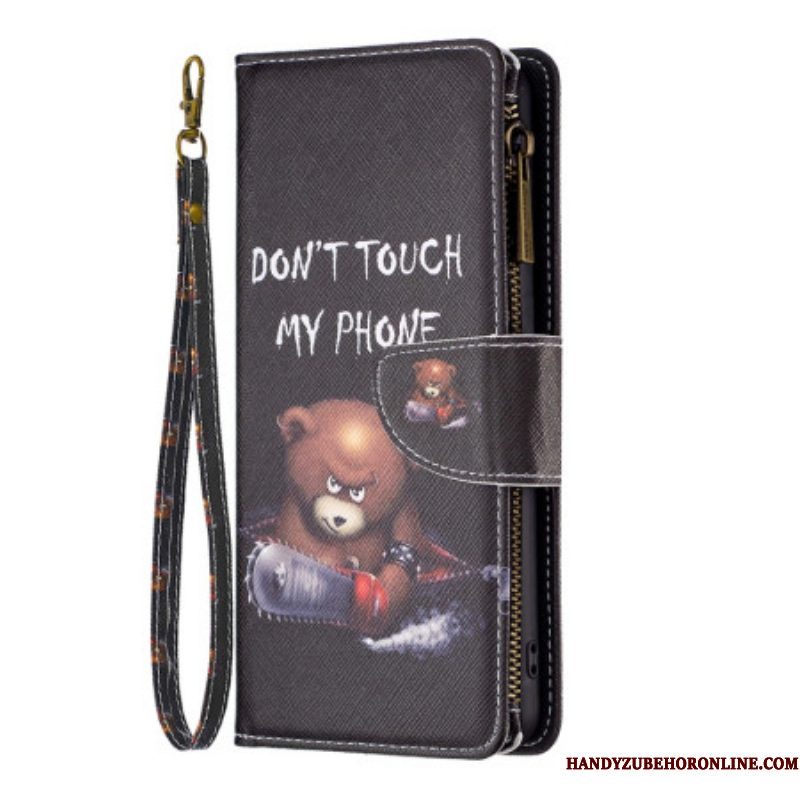 Folio-hoesje voor Xiaomi 13 Lite Portemonnee Leren Dangerous Bear-portemonnee