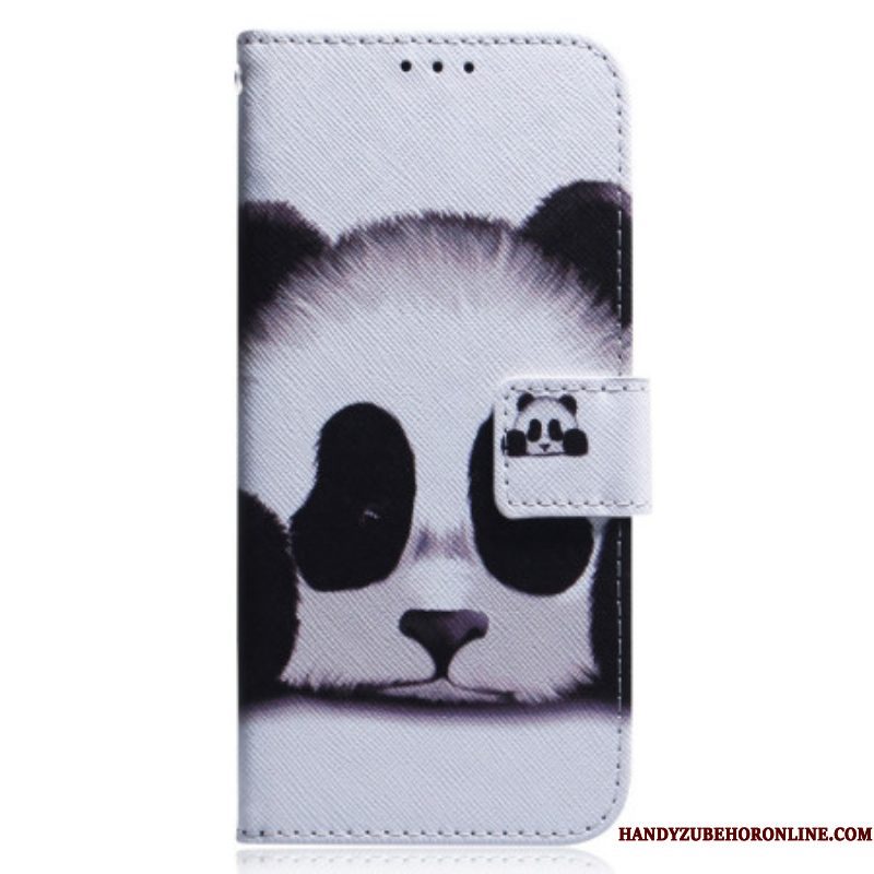 Folio-hoesje voor Xiaomi 13 Met Ketting Strakke Panda