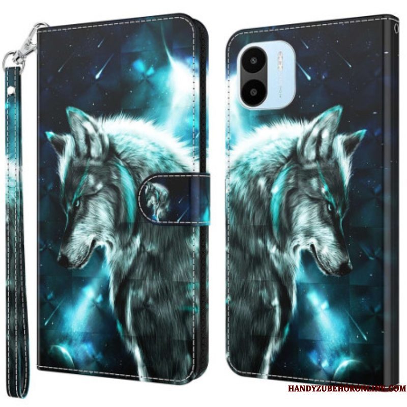 Folio-hoesje voor Xiaomi Redmi A1 Majestueuze Wolf