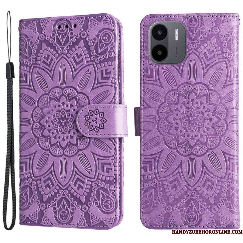 Folio-hoesje voor Xiaomi Redmi A1 Mandala-patroon