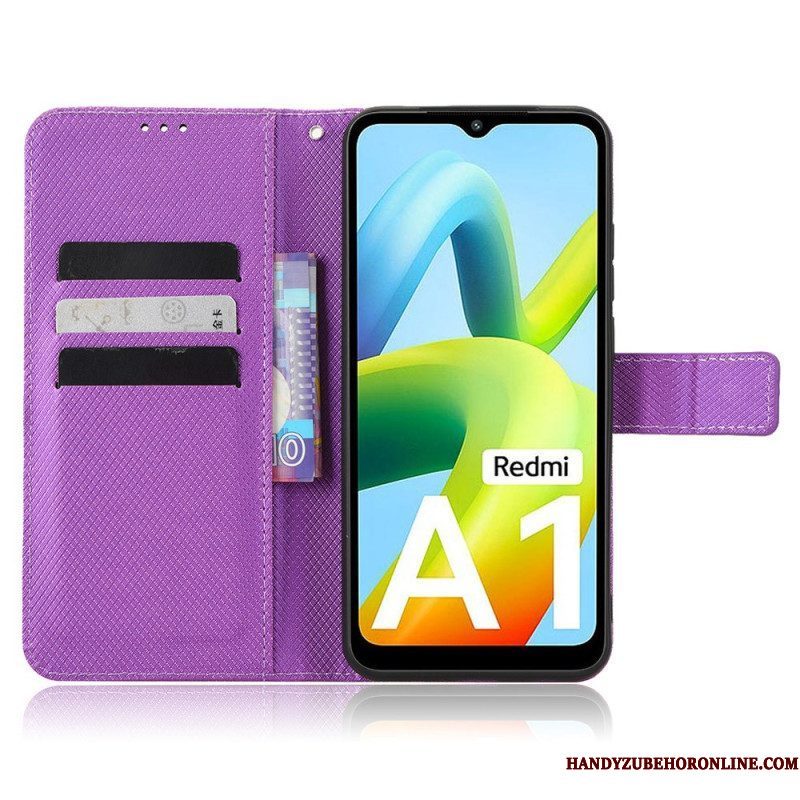 Folio-hoesje voor Xiaomi Redmi A1 Met Ketting Riem Selectie