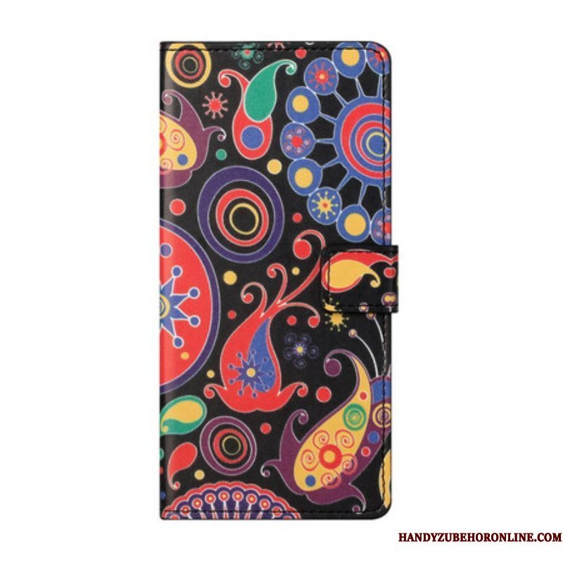 Folio-hoesje voor Xiaomi Redmi Note 10 5G Galaxy-ontwerp