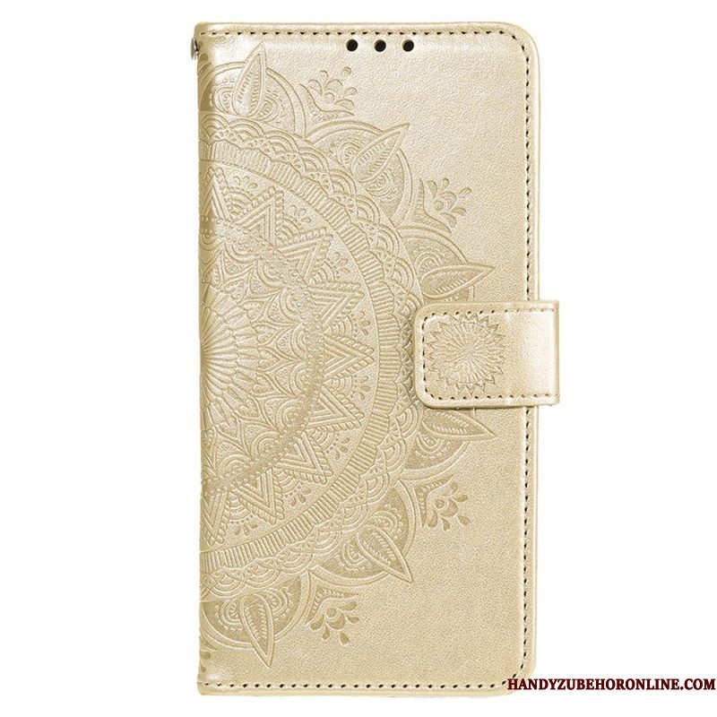 Folio-hoesje voor Xiaomi Redmi Note 11 / 11S Zon Mandala