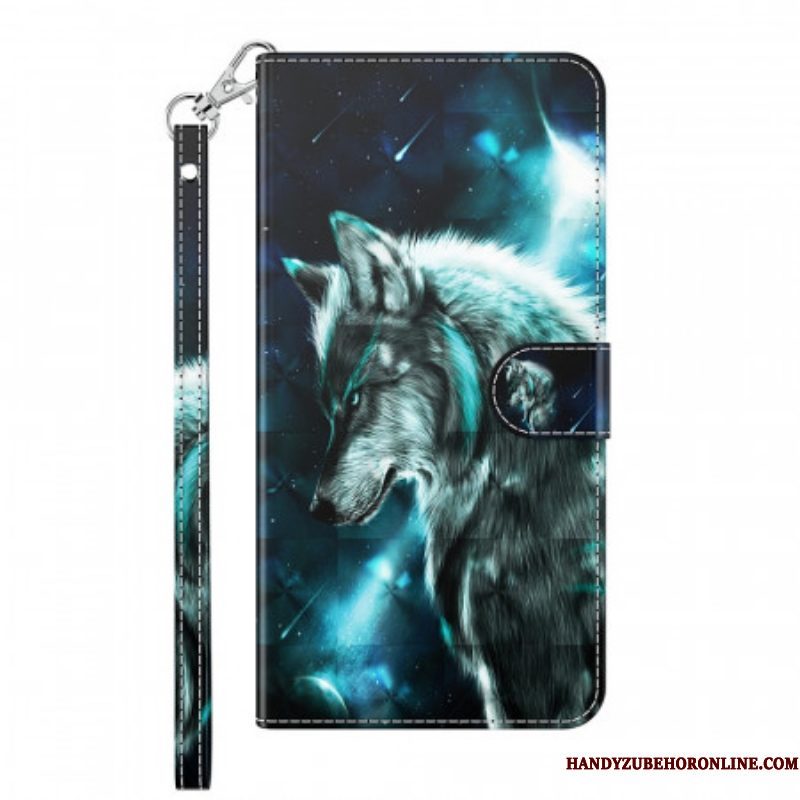 Folio-hoesje voor Xiaomi Redmi Note 11 Pro / 11 Pro 5G Majestueuze Wolf