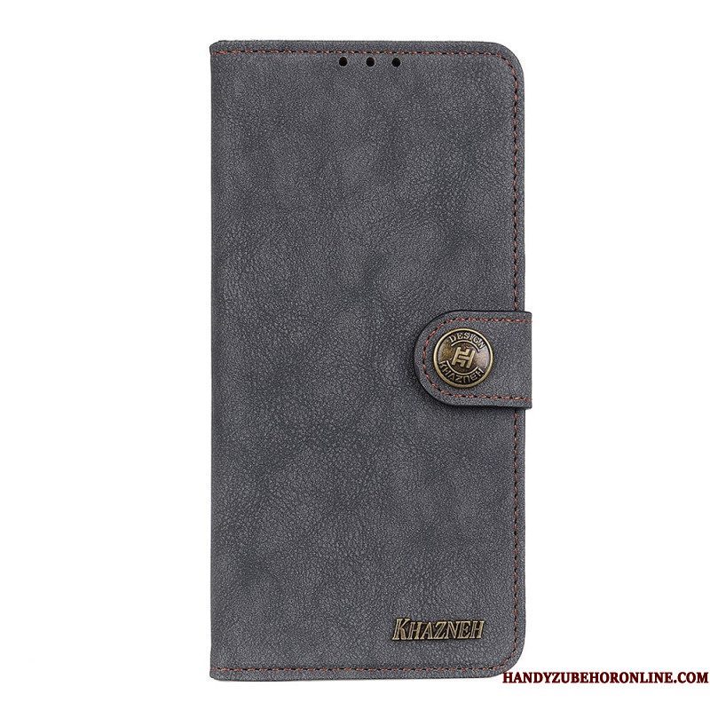 Folio-hoesje voor Xiaomi Redmi Note 11 Pro Plus 5G Khazneh Retro Splitleer