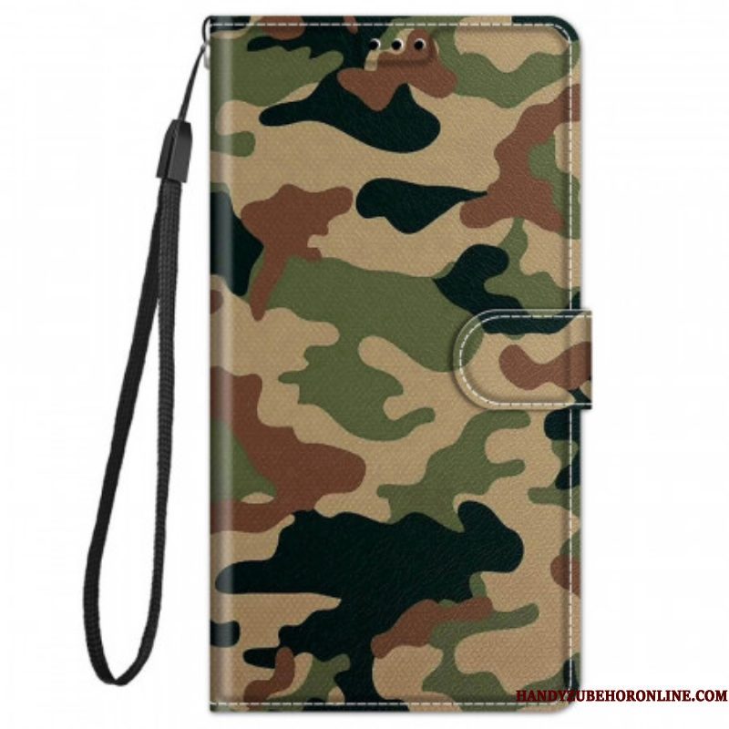 Folio-hoesje voor Xiaomi Redmi Note 11 Pro Plus 5G Militaire Camouflage