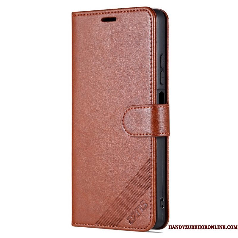 Folio-hoesje voor Xiaomi Redmi Note 12 Pro Plus Leer-effect