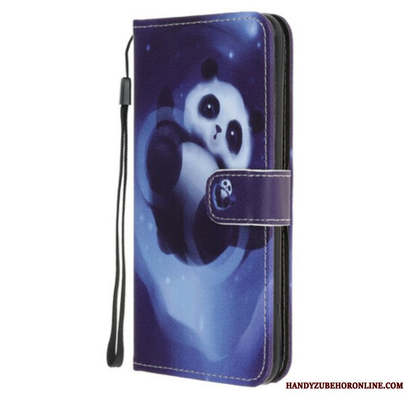 Folio-hoesje voor iPhone 13 Mini Panda-ruimte