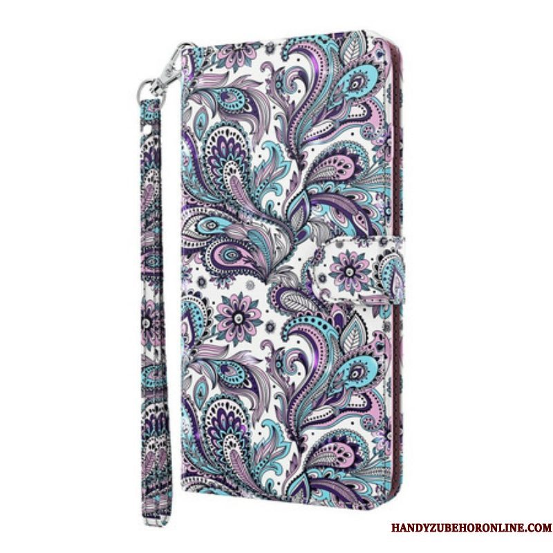 Folio-hoesje voor iPhone 13 Pro Max Bloemen Patronen