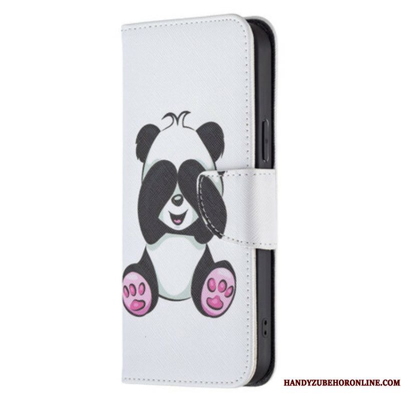 Folio-hoesje voor iPhone 13 Pro Max Panda-plezier