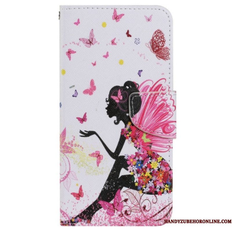 Folio-hoesje voor iPhone 15 Met Ketting Fee Met Riem