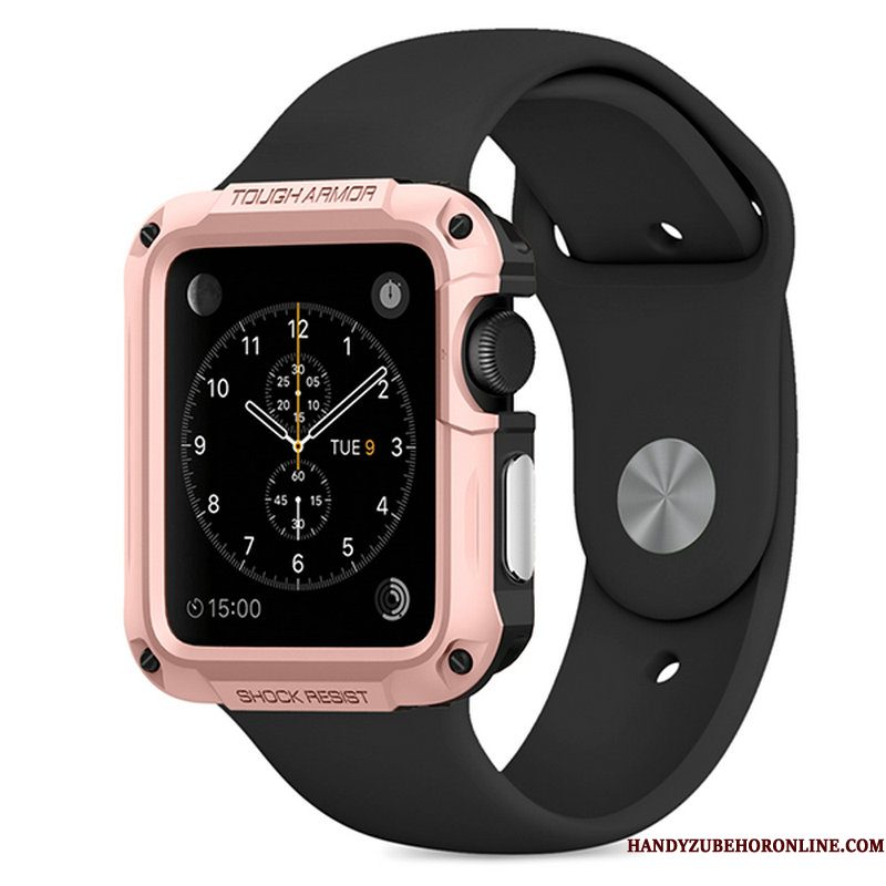 Hoesje Apple Watch Series 1 Bescherming Sport Outdoor, Hoes Apple Watch Series 1 Rose Goud