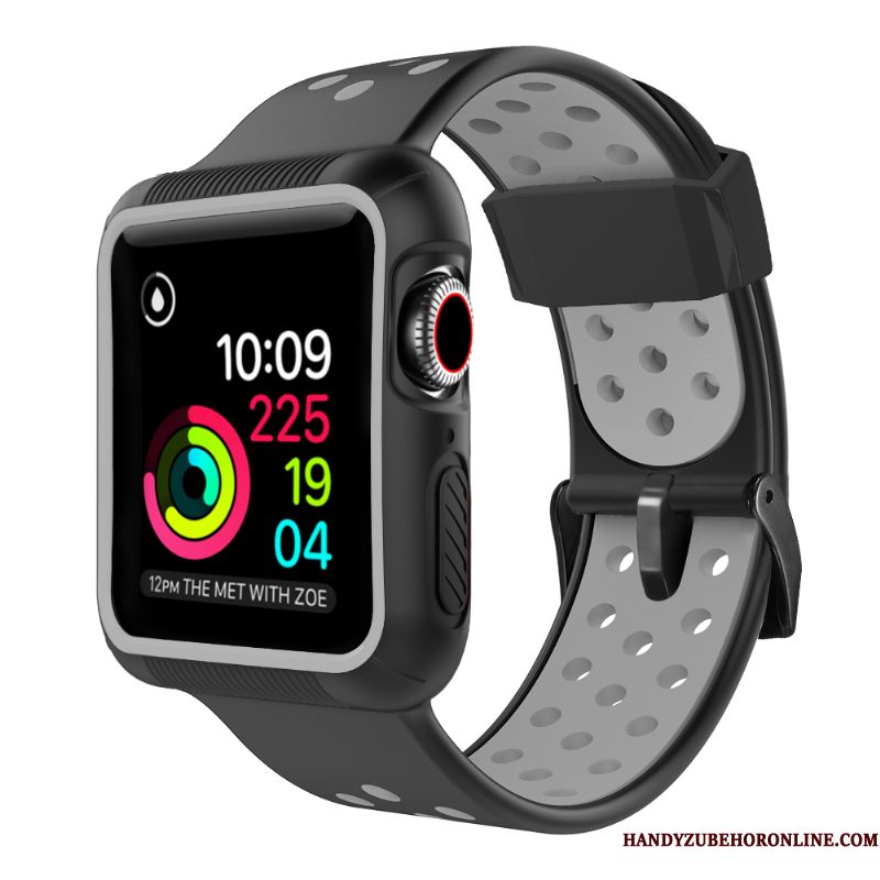 Hoesje Apple Watch Series 1 Bescherming Zwart Sport, Hoes Apple Watch Series 1 Anti-fall Trend