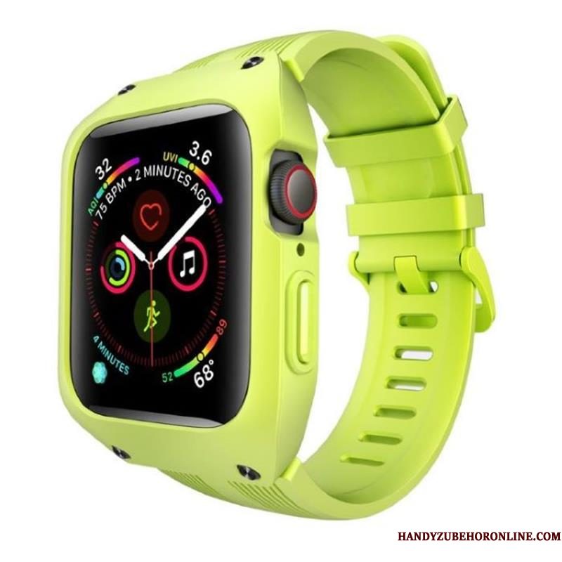 Hoesje Apple Watch Series 3 Bescherming Drie Verdedigingen Sport, Hoes Apple Watch Series 3 Zakken Groen Anti-fall