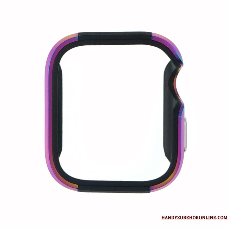 Hoesje Apple Watch Series 4 Metaal Purper Legering, Hoes Apple Watch Series 4 Bescherming