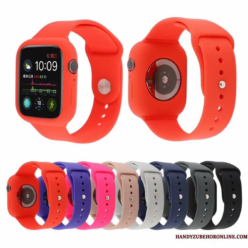 Hoesje Apple Watch Series 5 Mode Trend Rood, Hoes Apple Watch Series 5 Bescherming Nieuw Sport