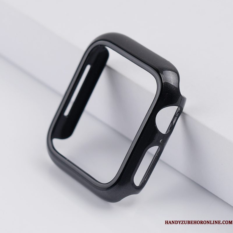 Hoesje Apple Watch Series 5 Zakken Twee Kleuren Anti-fall, Hoes Apple Watch Series 5 Bescherming Zwart Gemeenschappelijk