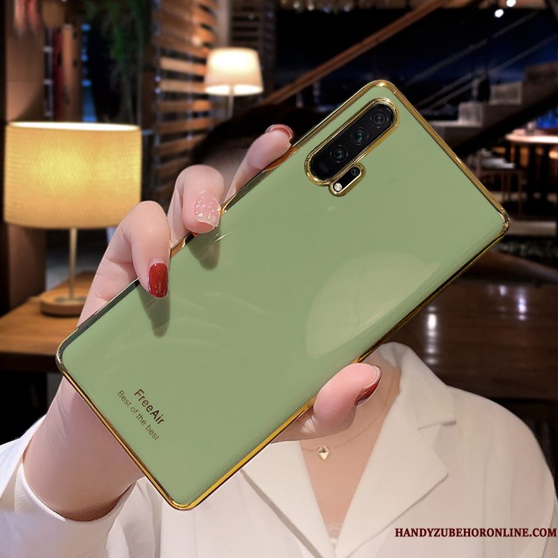 Hoesje Honor 20 Pro Zakken Groen Grijs, Hoes Honor 20 Pro Siliconen Dun Persoonlijk