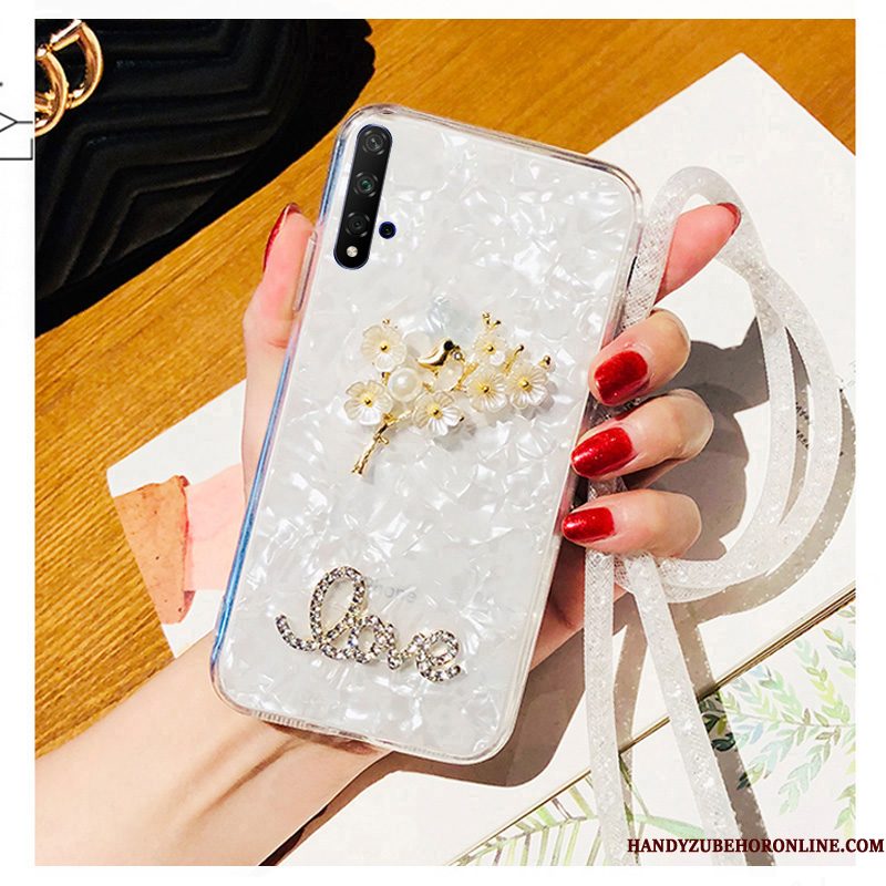 Hoesje Honor 20 Strass Dun Anti-fall, Hoes Honor 20 Zacht Telefoon Trend