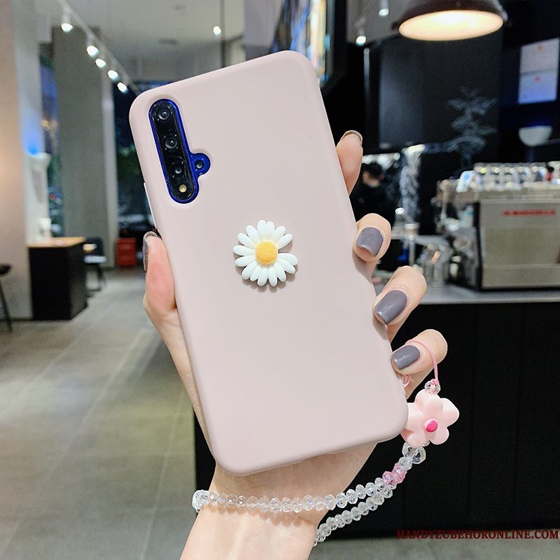 Hoesje Honor 20 Zacht Telefoon Roze, Hoes Honor 20 Siliconen Jeugd Lovers