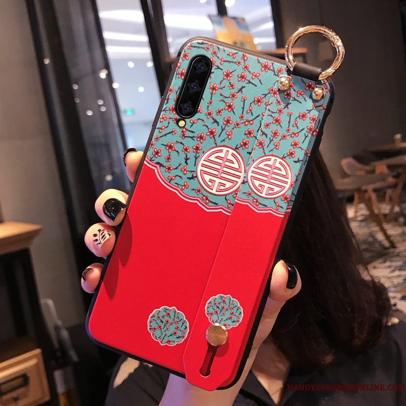 Hoesje Honor 9x Pro Siliconen Telefoon Rood, Hoes Honor 9x Pro Zakken Chinese Stijl Trend