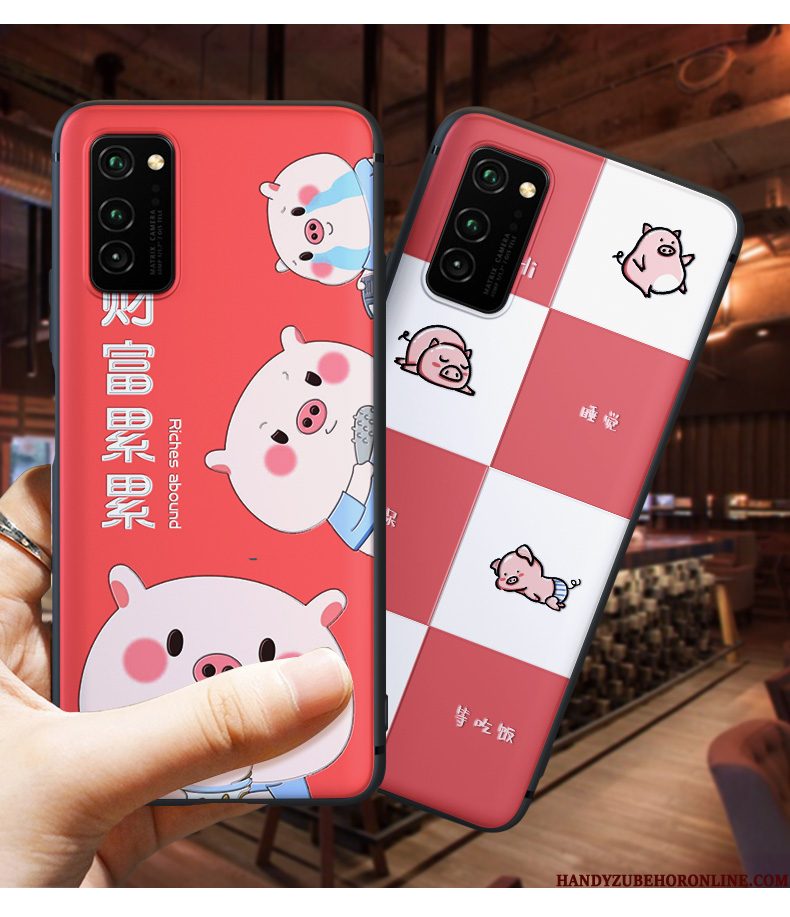 Hoesje Honor View30 Pro Scheppend Nieuw Eenvoudige, Hoes Honor View30 Pro Siliconen Telefoon Persoonlijk