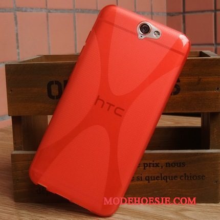 Hoesje Htc One A9 Siliconen Anti-falltelefoon, Hoes Htc One A9 Zacht Rood