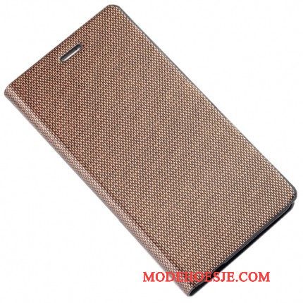 Hoesje Htc One M7 Folio Anti-fall Pas, Hoes Htc One M7 Luxe Telefoon Hard