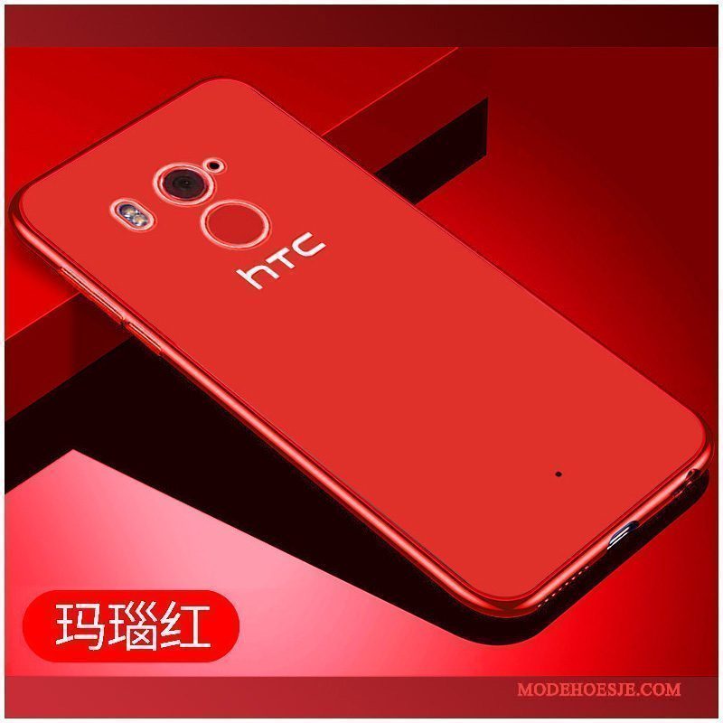 Hoesje Htc U11+ Zacht Rood Anti-fall, Hoes Htc U11+ Siliconen Telefoon