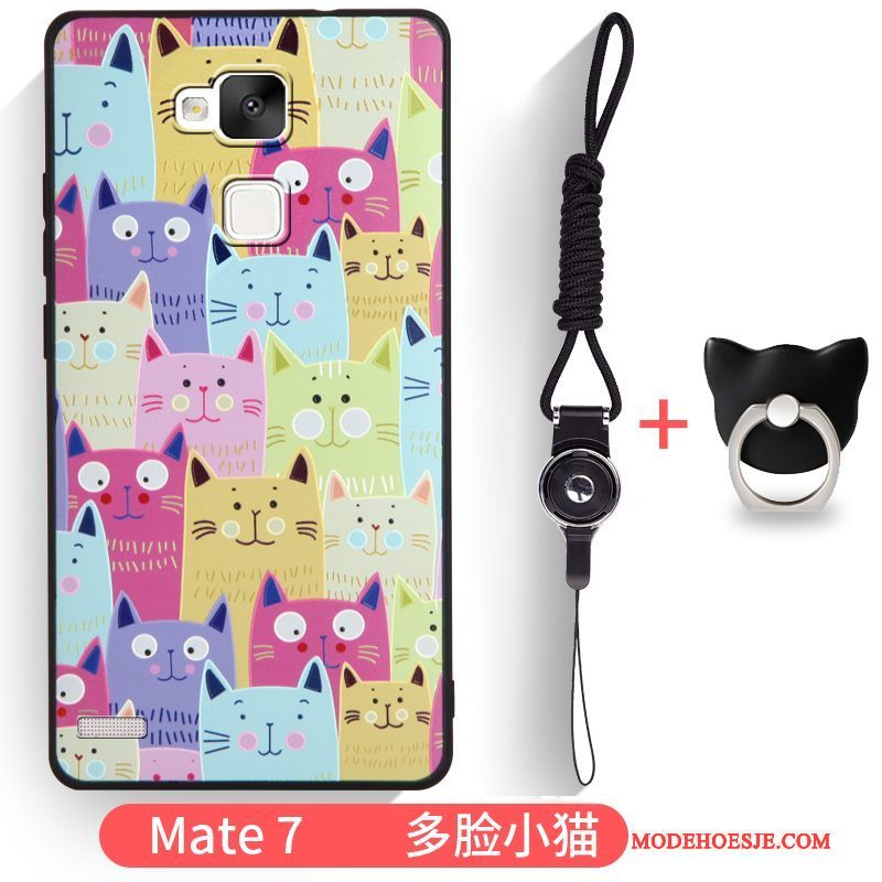 Hoesje Huawei Ascend Mate 7 Zakken Anti-falltelefoon, Hoes Huawei Ascend Mate 7 Kleur Trend Hanger