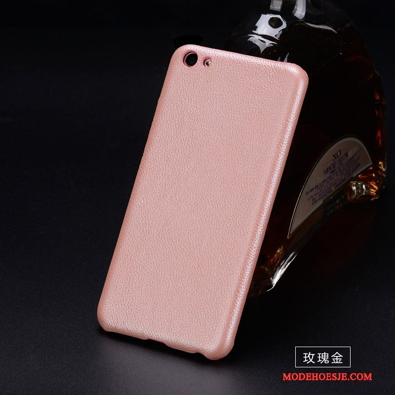 Hoesje Huawei G9 Lite Leer Anti-falltelefoon, Hoes Huawei G9 Lite Bescherming Achterklep Roze