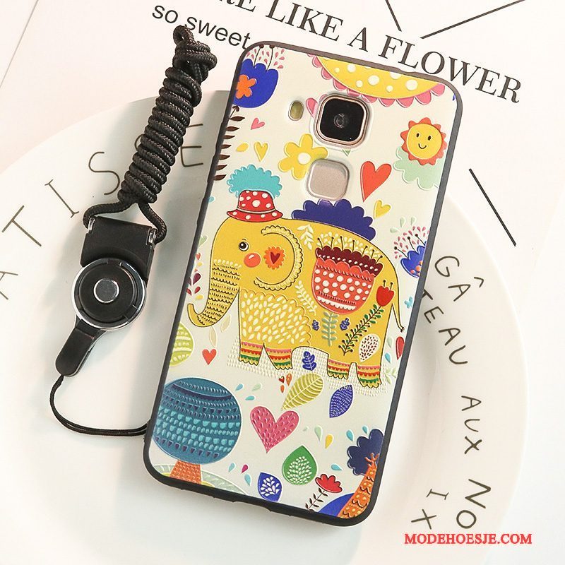 Hoesje Huawei G9 Plus Kleur Hangertelefoon, Hoes Huawei G9 Plus Ondersteuning