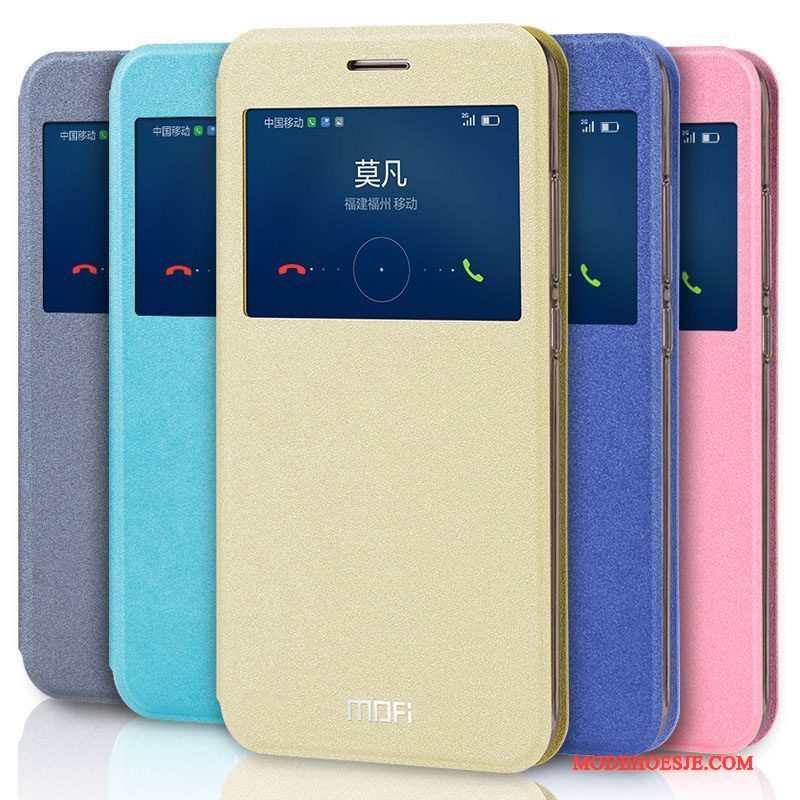 Hoesje Huawei G9 Plus Kleur Telefoon Anti-fall, Hoes Huawei G9 Plus Leer