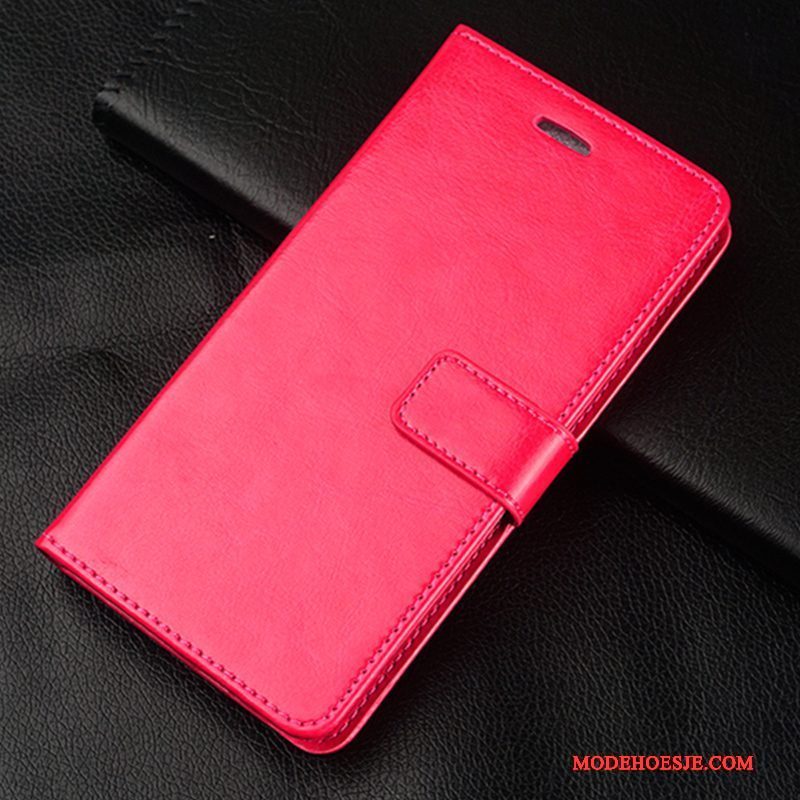 Hoesje Huawei G9 Plus Zacht Zoettelefoon, Hoes Huawei G9 Plus Leer Rood Trend