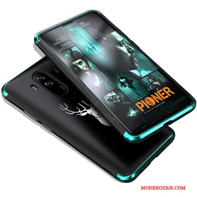 Hoesje Huawei Mate 10 Metaal Trendy Merk Hard, Hoes Huawei Mate 10 Zakken Anti-falltelefoon