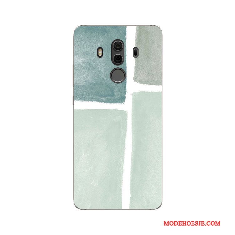 Hoesje Huawei Mate 10 Pro Bescherming Kunsttelefoon, Hoes Huawei Mate 10 Pro Zacht Inkt Chinese Stijl