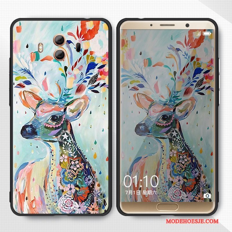 Hoesje Huawei Mate 10 Pro Siliconen Hanger Nieuw, Hoes Huawei Mate 10 Pro Zacht Mooietelefoon