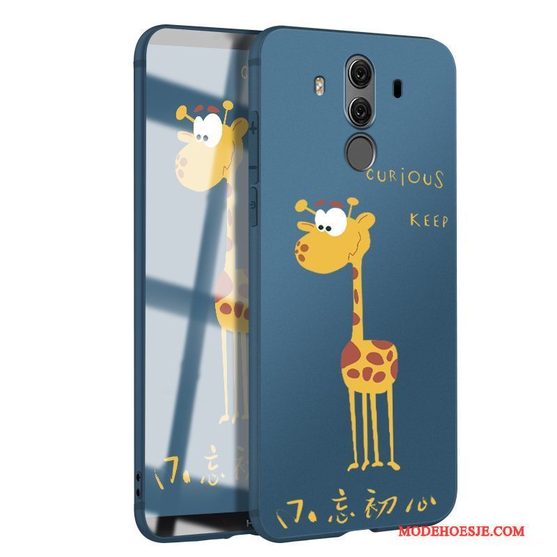 Hoesje Huawei Mate 10 Pro Zakken Anti-fall Donkerblauw, Hoes Huawei Mate 10 Pro Scheppend Persoonlijktelefoon