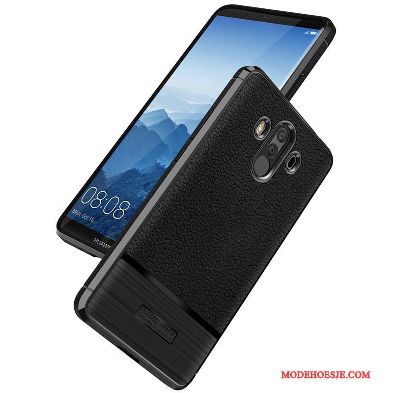 Hoesje Huawei Mate 10 Pro Zakken Zwart Anti-fall, Hoes Huawei Mate 10 Pro Bescherming Telefoon