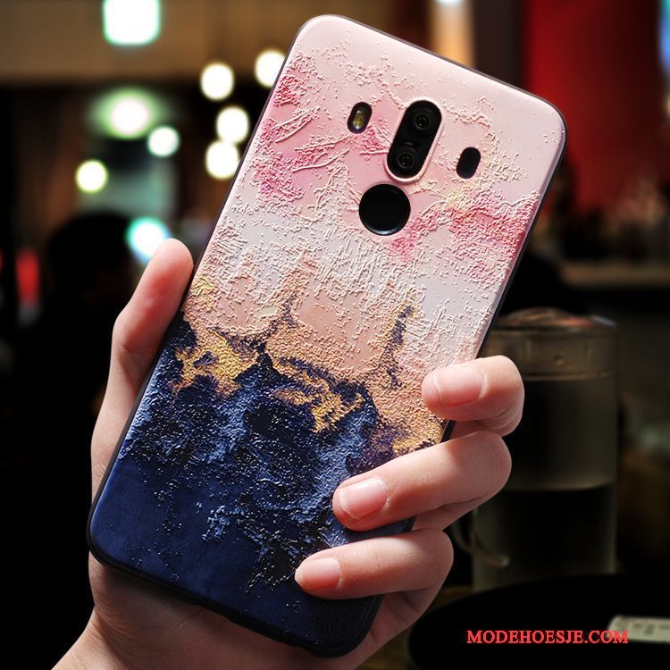 Hoesje Huawei Mate 10 Siliconen Telefoon Roze, Hoes Huawei Mate 10 Zacht Persoonlijk Anti-fall