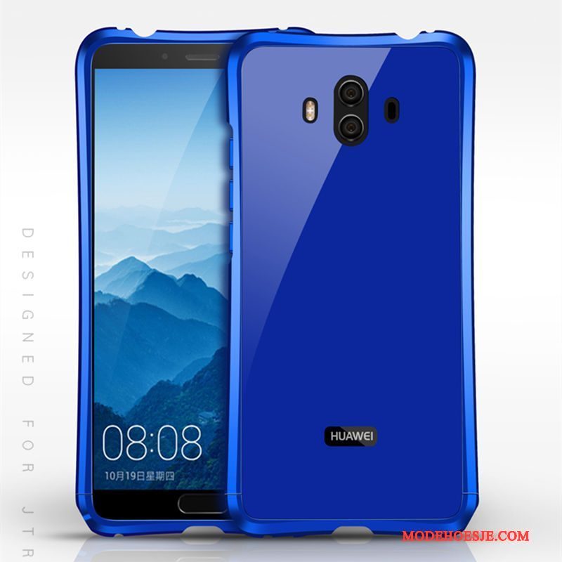 Hoesje Huawei Mate 10 Zakken Hardtelefoon, Hoes Huawei Mate 10 Scheppend Blauw Trend