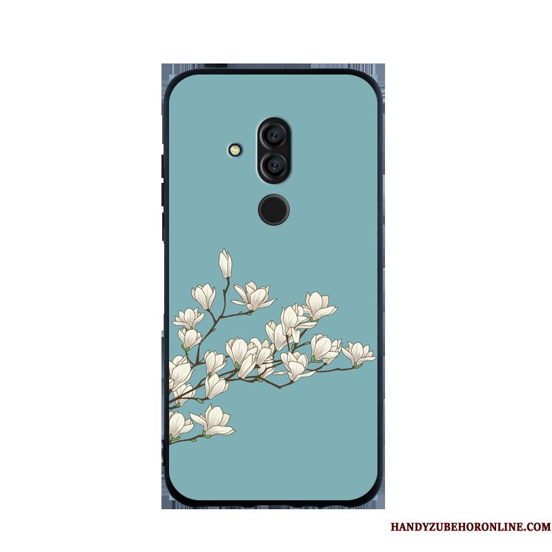 Hoesje Huawei Mate 20 Lite Zakken Telefoon Groen, Hoes Huawei Mate 20 Lite Hanger Anti-fall