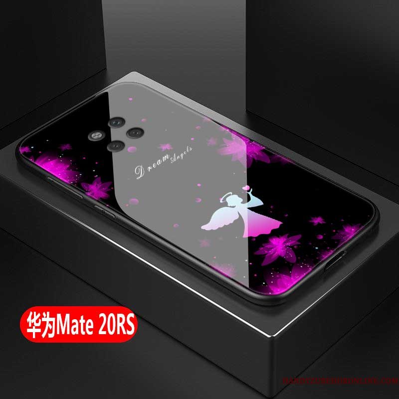 Hoesje Huawei Mate 20 Rs Scheppend Trend Anti-fall, Hoes Huawei Mate 20 Rs Zacht Persoonlijk Roze